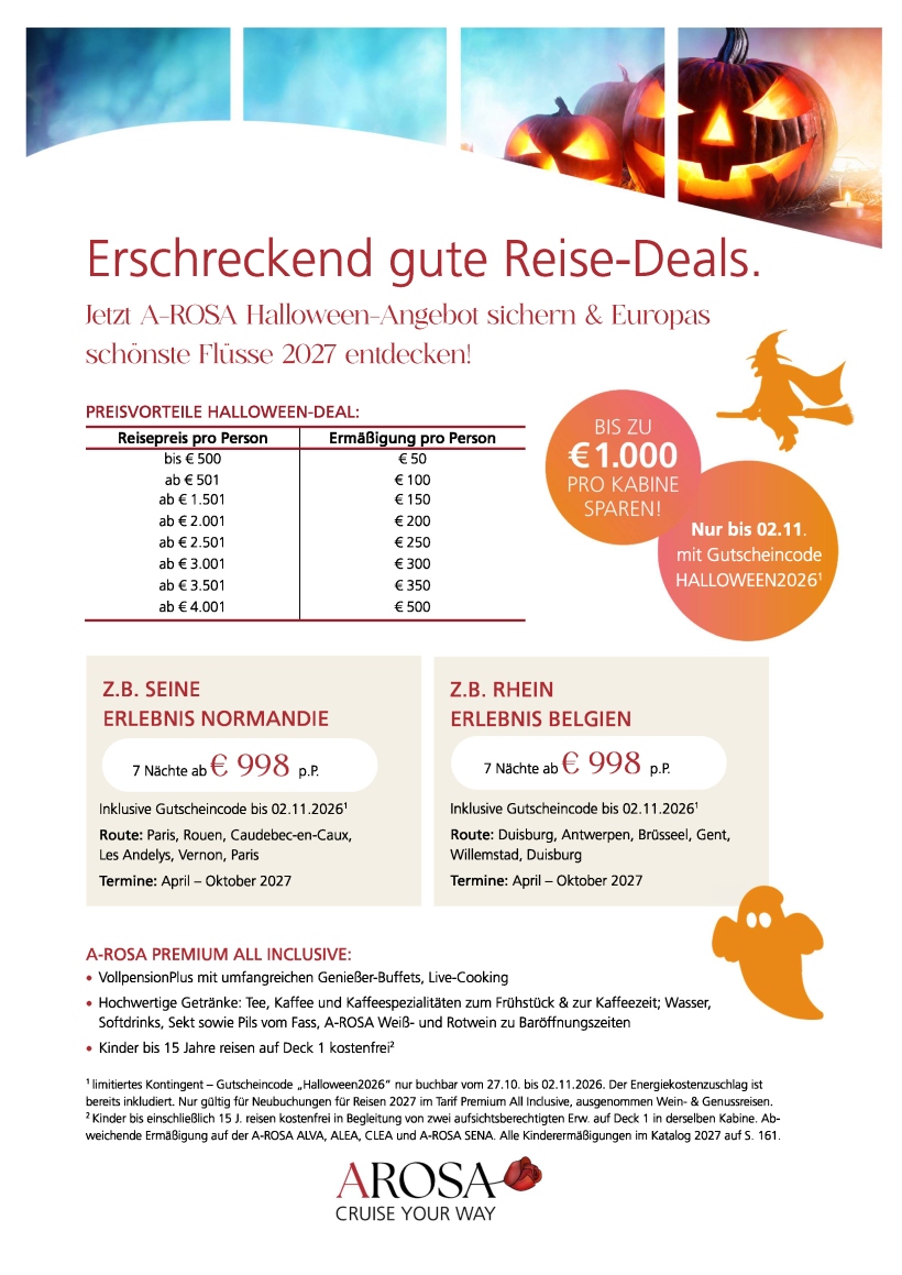 Halloween Deal 2026 KW44