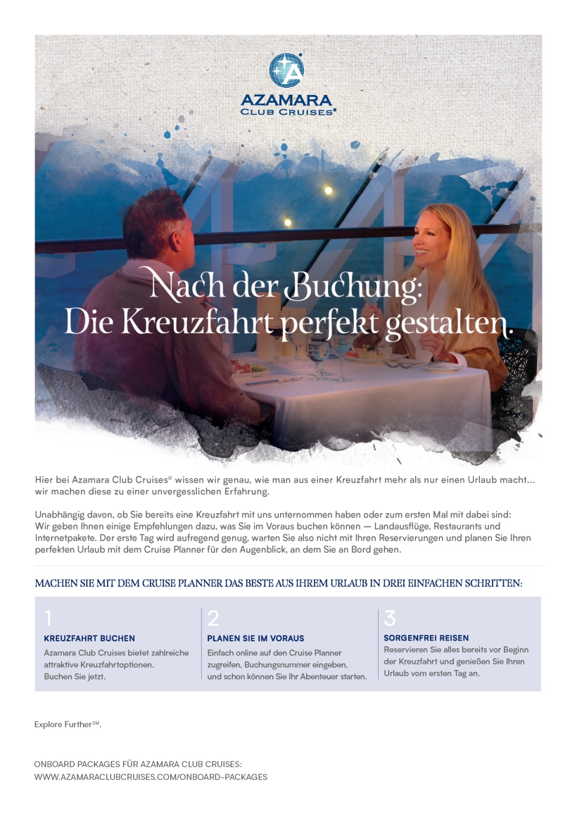 Azamara Cruise Planner Seite 1