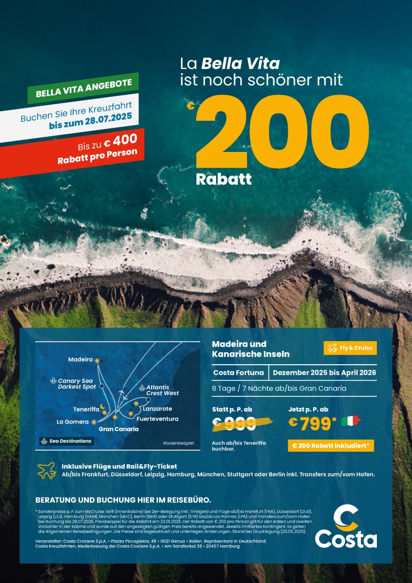 DE BellaVita 25 Angebotsflyer Seite 1