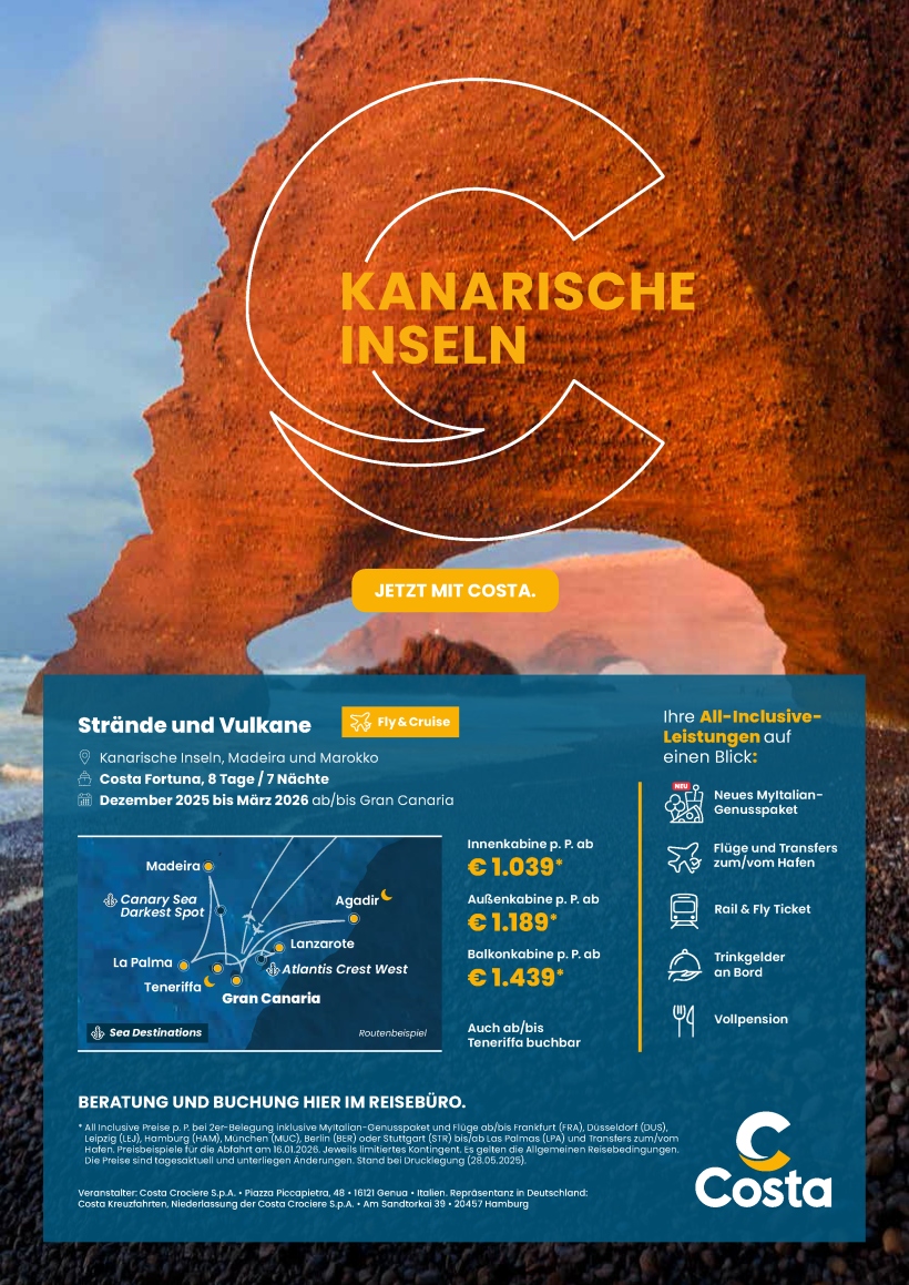 DE Kanaren Promo Angebotsflyer Kanaren Seite 1