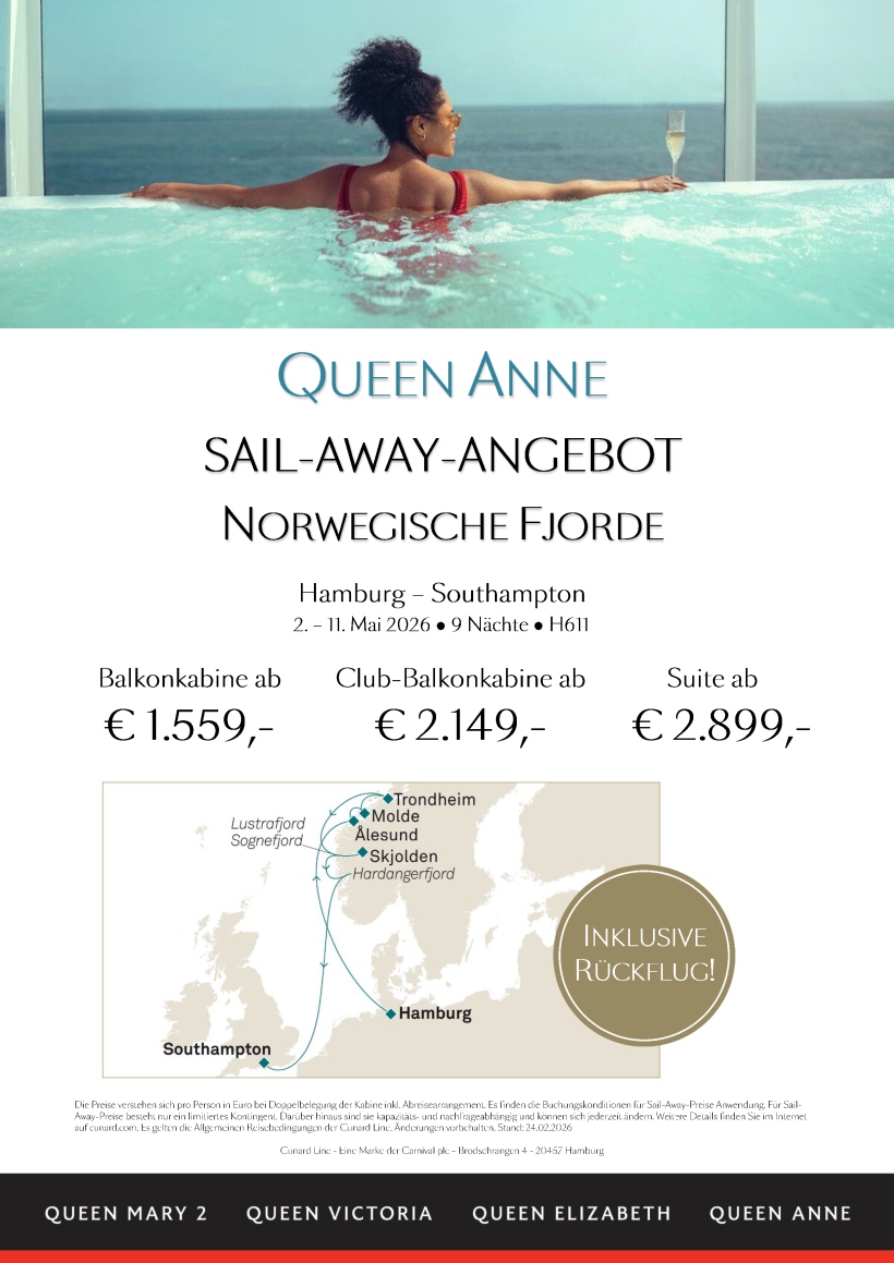 QueenAnne H611 NorwegischeFjorde SailAway