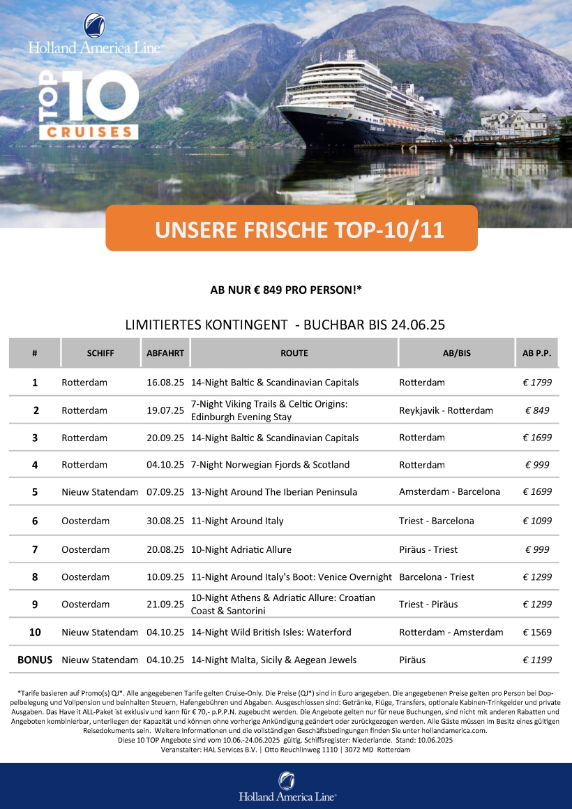 DACH KW24 2025 HAL TOP10 2ws
