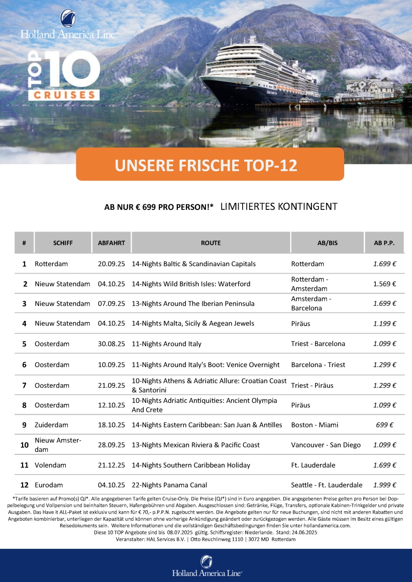 DACH KW26 2025 HAL TOP10 2ws