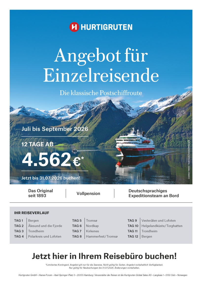 Juli COA Sommer Einzelreisende Angebotsblatt B2B