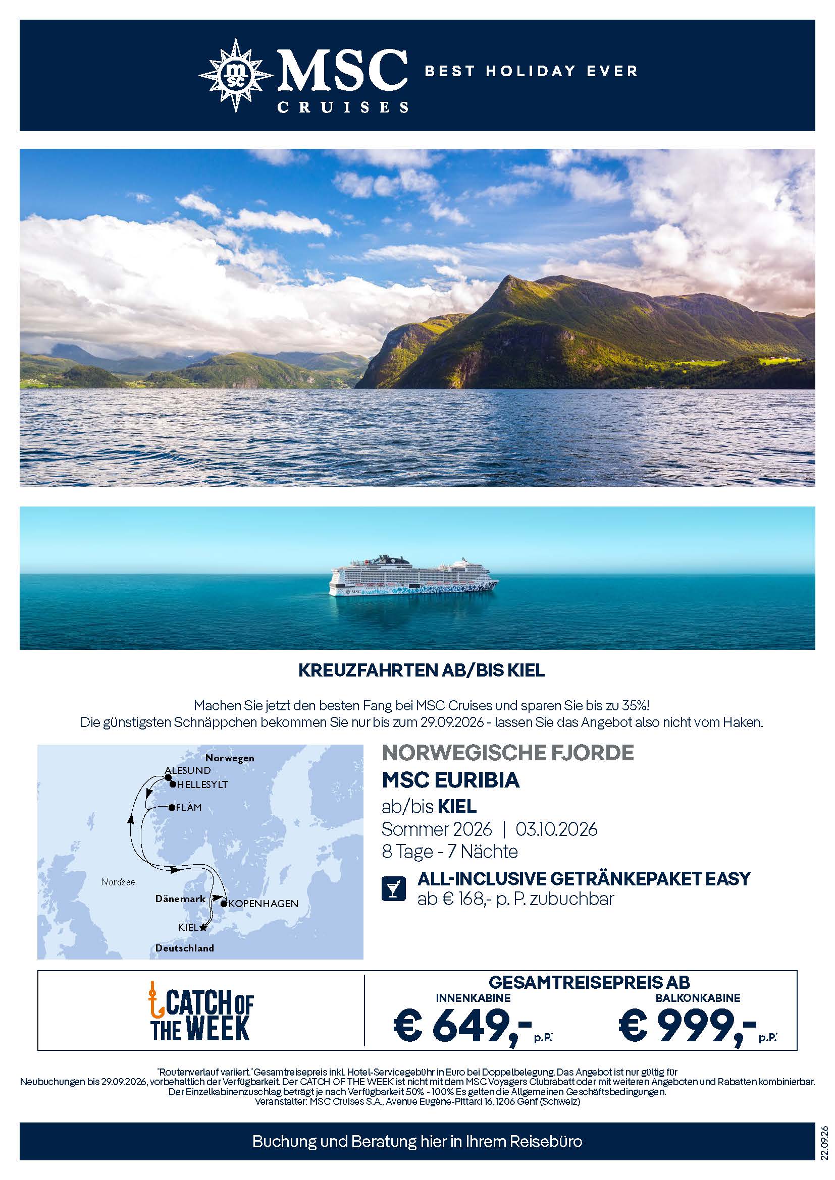 CATCH OF THE WEEK MSC Euribia