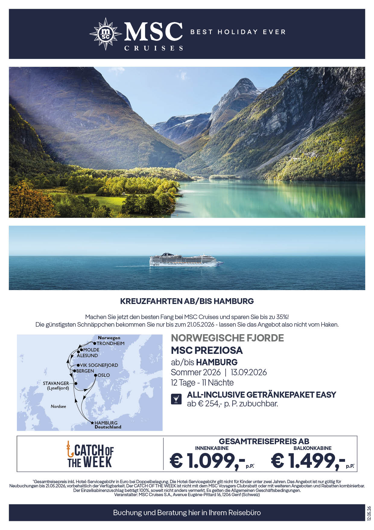 CATCH OF THE WEEK Norwegen
