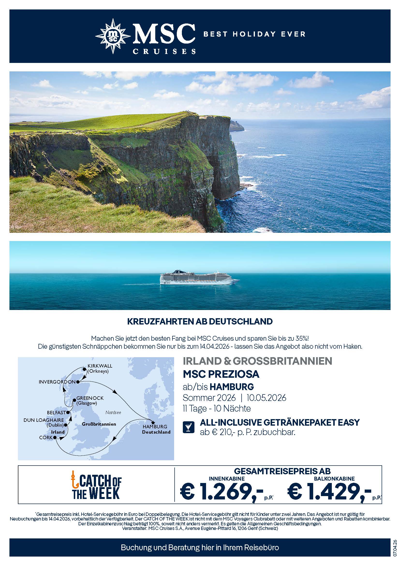 CODW Irland Grossbritannien