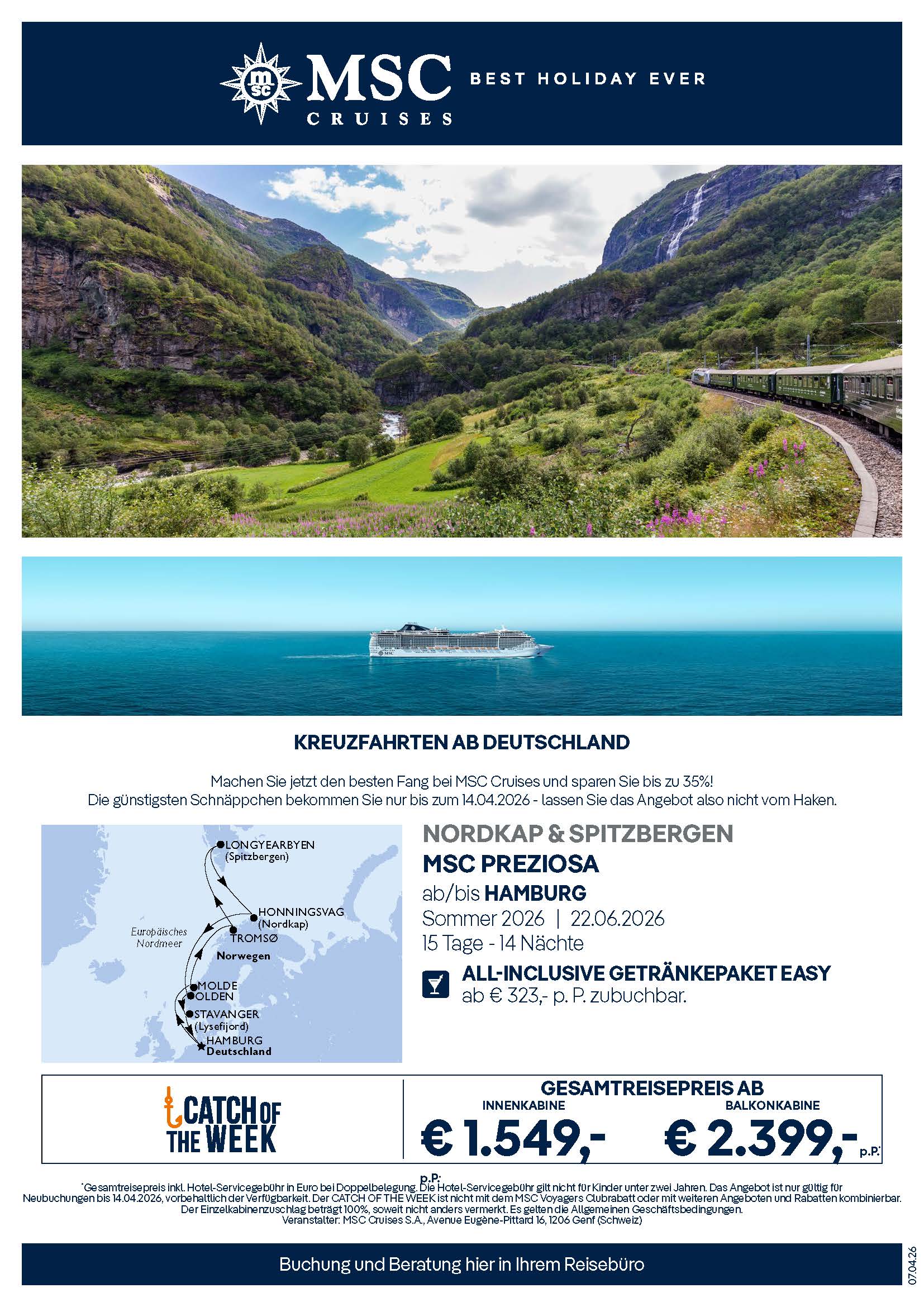 CODW Nordkap Spitzbergen