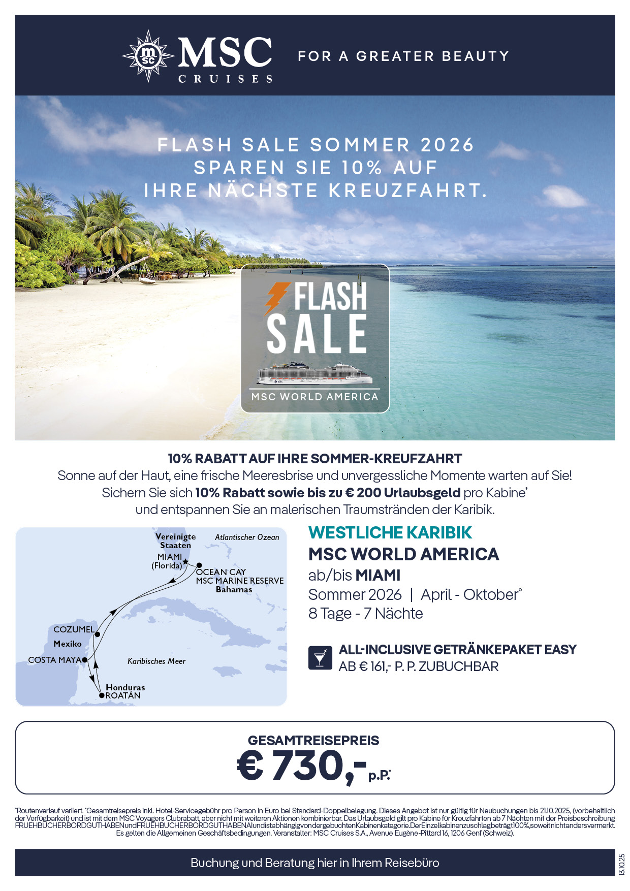 Flash Sale Sommer 26 WCAR AM