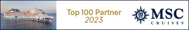 MSC Cruises Top 100 Partner 2023 45735 Banner