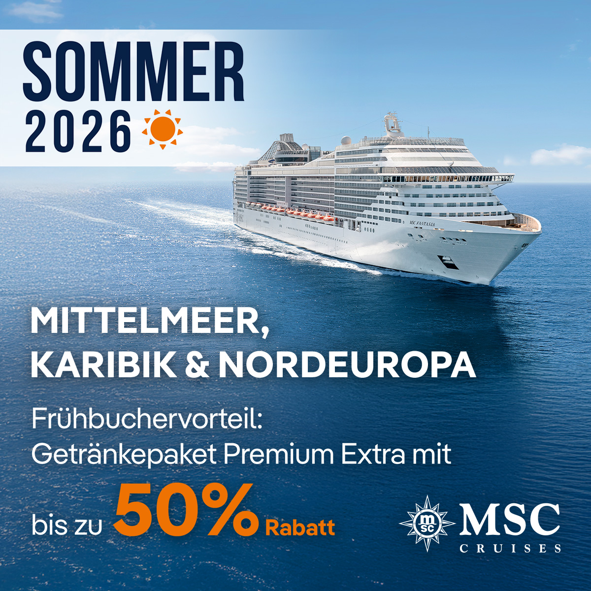 Sommer 2026 Social Media Static 1x1 Schiff