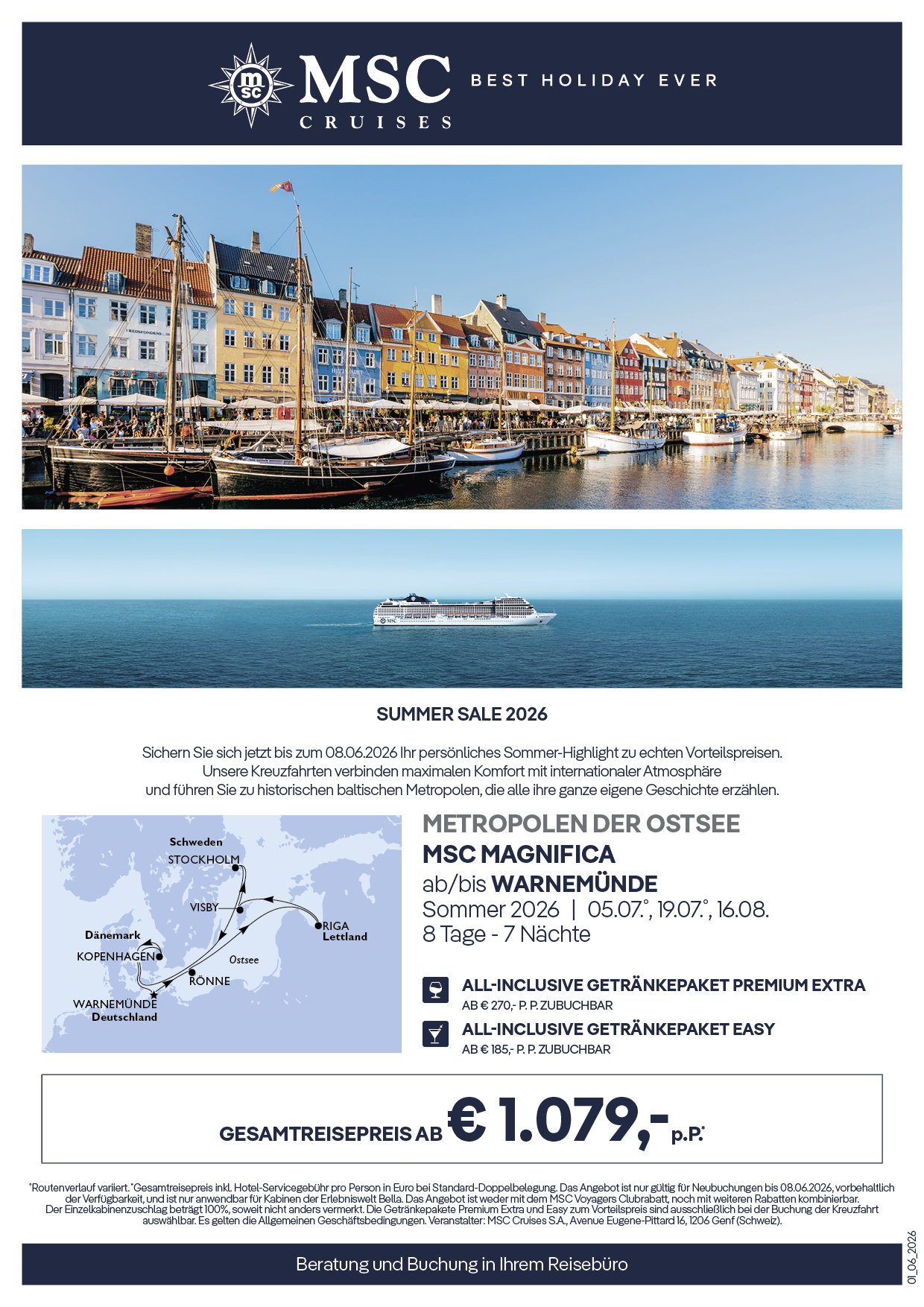 Summer Sale Nordeuropa MSC Magnifica
