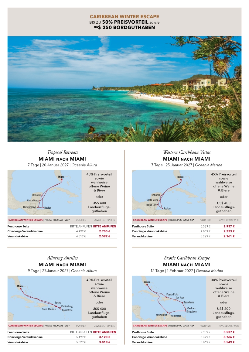 OCI8825 0926 Caribbean Exclusive Offer Voyage Flyers DE EDITABLE S Seite 3