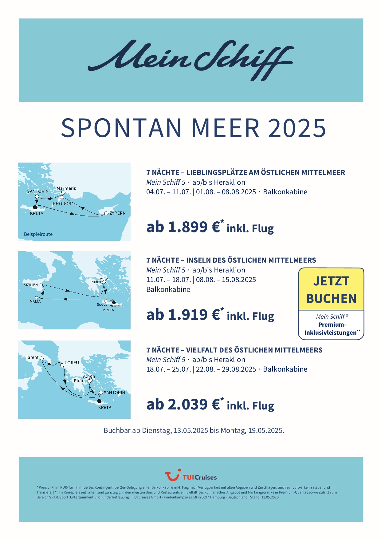 Mein Schiff SPONTAN MEER 2025 bunt1