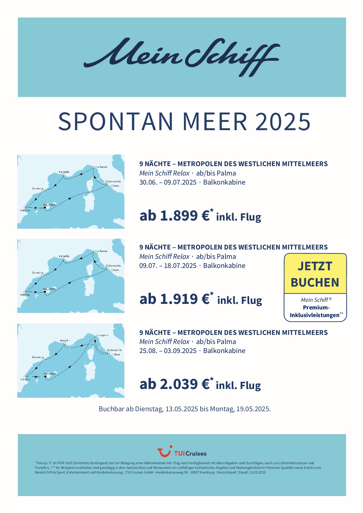 Mein Schiff SPONTAN MEER 2025 bunt2