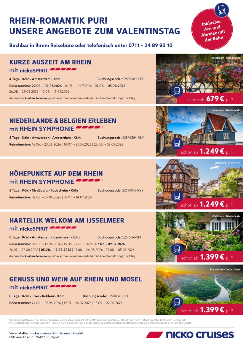 A Flyer A4 Valentinstag