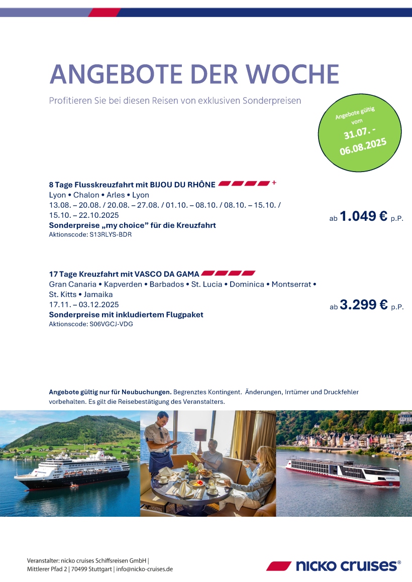 angebote der woche kw31