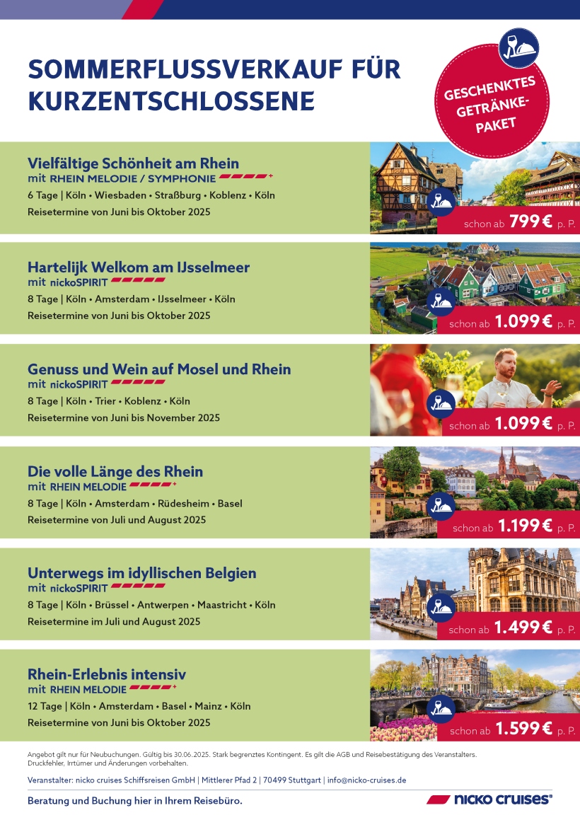 flyer sommerflussverkauf rhein