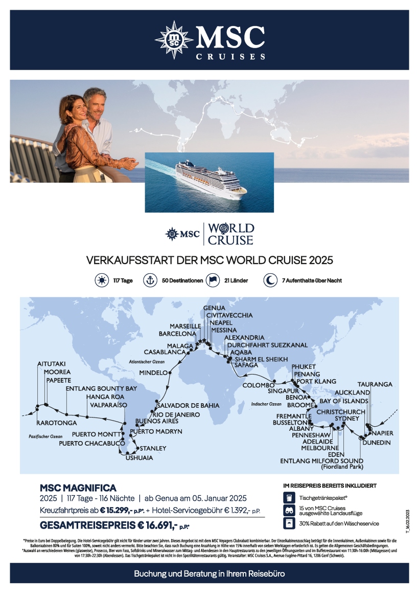 CruiseGuide24© MSC Cruises